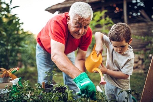 starting a garden is a great summer activity