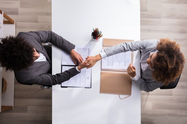 It is possible that if both you and your spouse earn almost the same amount of income that neither of you will have to pay child support to the other parent