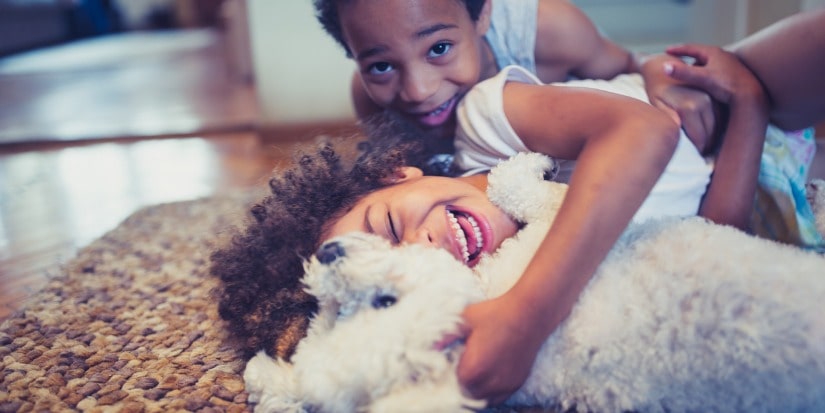 why is it good for a child to have a dog