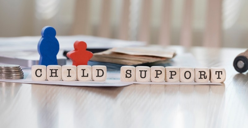 Child support paid on sale but not received